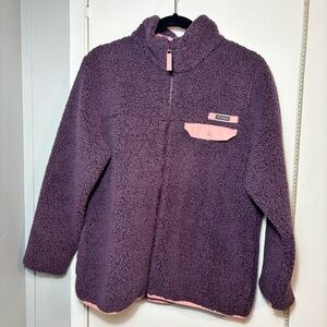 Columbia Pink and Purple Fleece Jacket
